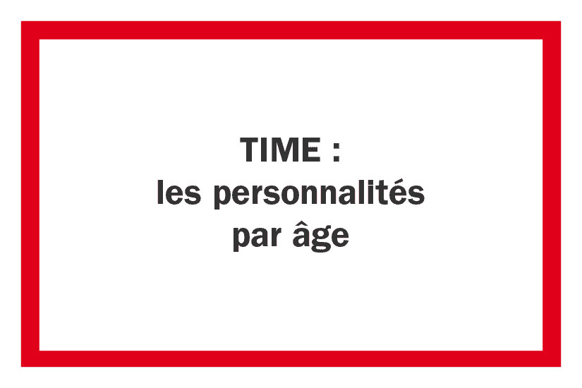 Time : les personnalités par âge